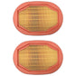 Qty 2: Air Filter Element Fits JCB Replaces 2277449