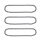 Qty 3: 20" Semi Chisel Chainsaw Chain Fits CARLTON Replaces K3C-081G