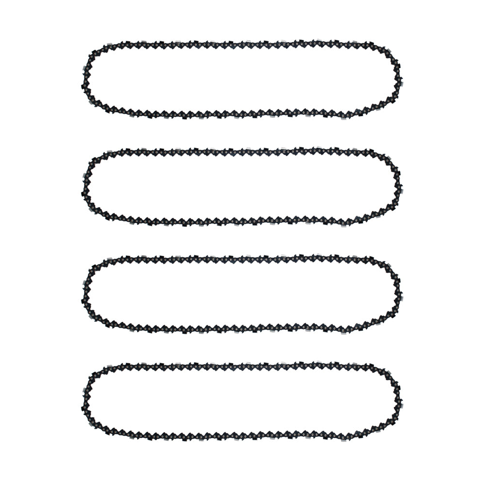 Qty 4: 20" Semi Chisel Chainsaw Chain Fits CARLTON Replaces K3C-081G