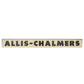 233854 Creme w/ Black Nameplate Fits Allis Chalmers D10 D12 D14 D15 D17