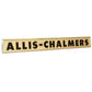 233854 Creme w/ Black Nameplate Fits Allis Chalmers D10 D12 D14 D15 D17