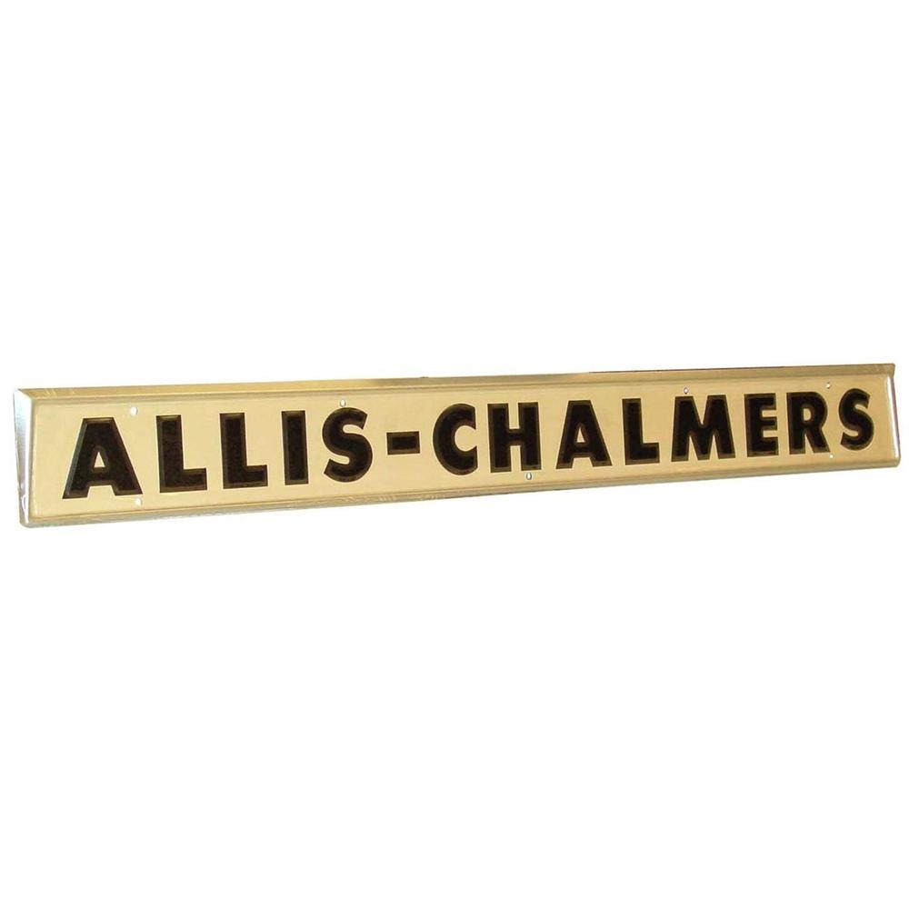 233854 Creme w/ Black Nameplate Fits Allis Chalmers D10 D12 D14 D15 D17