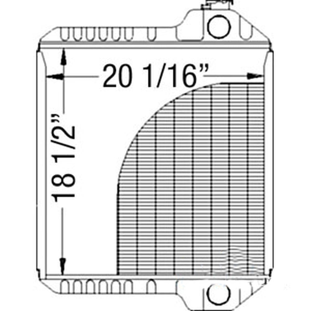 Radiator Fits Case/International Harvester Replaces 219952