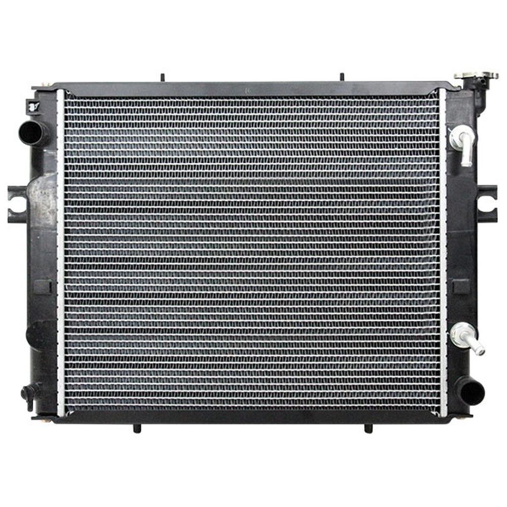 246329 Forklift Radiator - Toyota - 20 5/8 x 17 5/8 x 1 7/8 (Square ...
