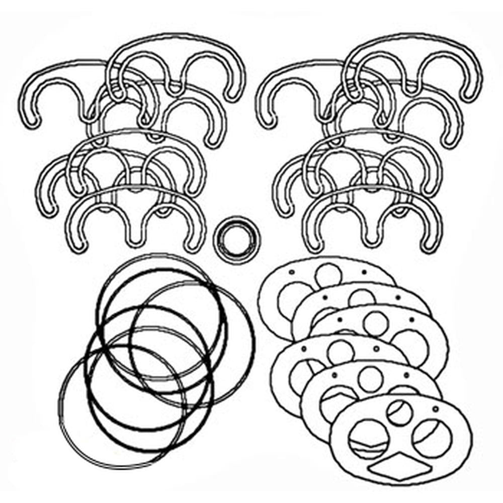 24D002 Hydraulic Triple Pump Repair Kit Fits Allis Chalmers 170 175 180 185