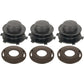 (3) Spool & Cap Combos Fits Stihl Head Cover 25-2 FS 90 100 110 120 130 55 80