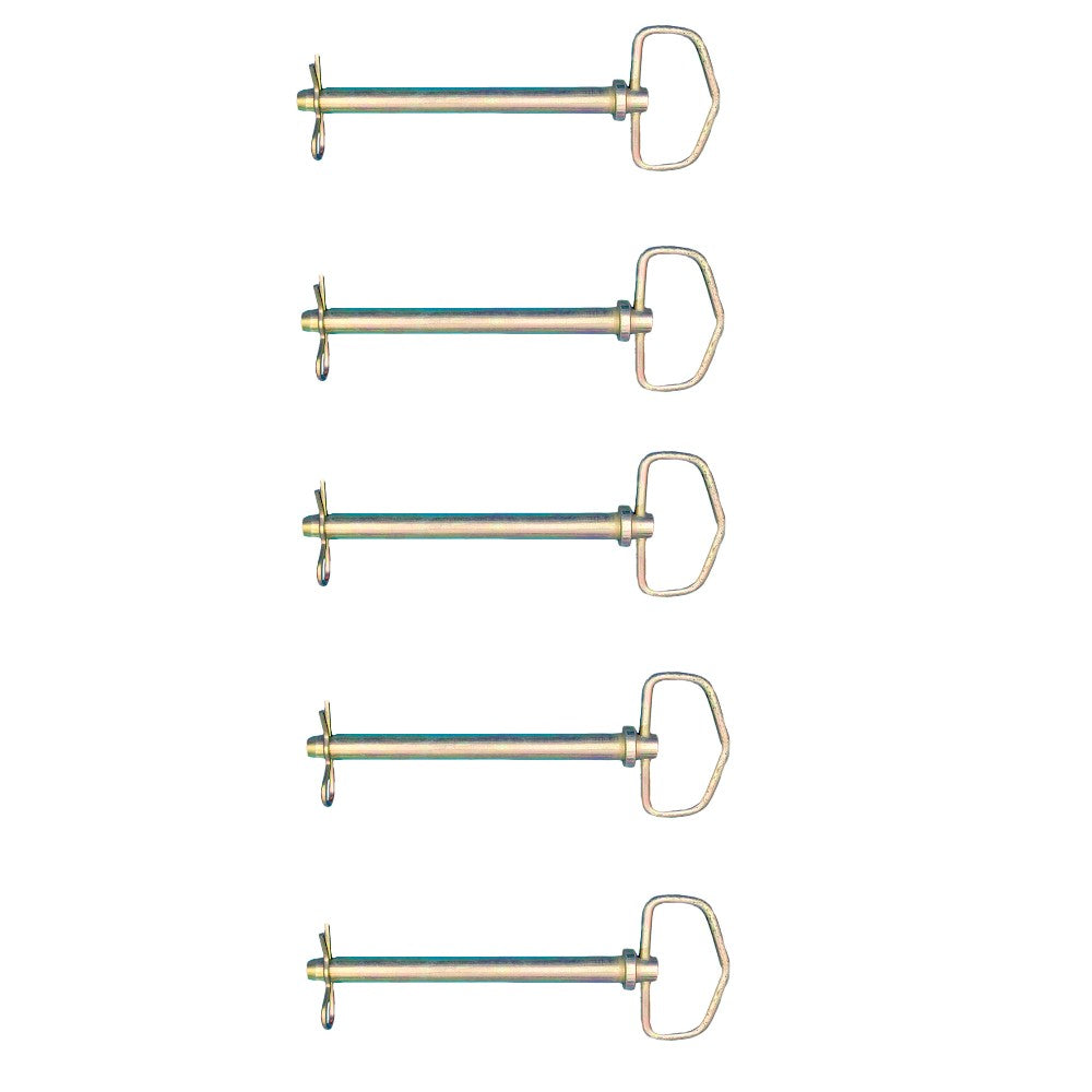 Qty 5: Hitch Pins with cotter pins 5/8 x 6 1/4 Fits Edcor Replaces Z516.157