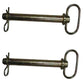 Qty 2: Swivel Handled Hitch Pins Fits Edcor Replaces Z522.157