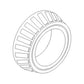 Bearing 512725 Fits Ford 8400 8530 8600 8630 8700 8730 8830 9000 9200 9600 9700