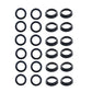 25/221208 (12) Wiper Seals and (12) Control Valve Spool Seals
 Fits JCB