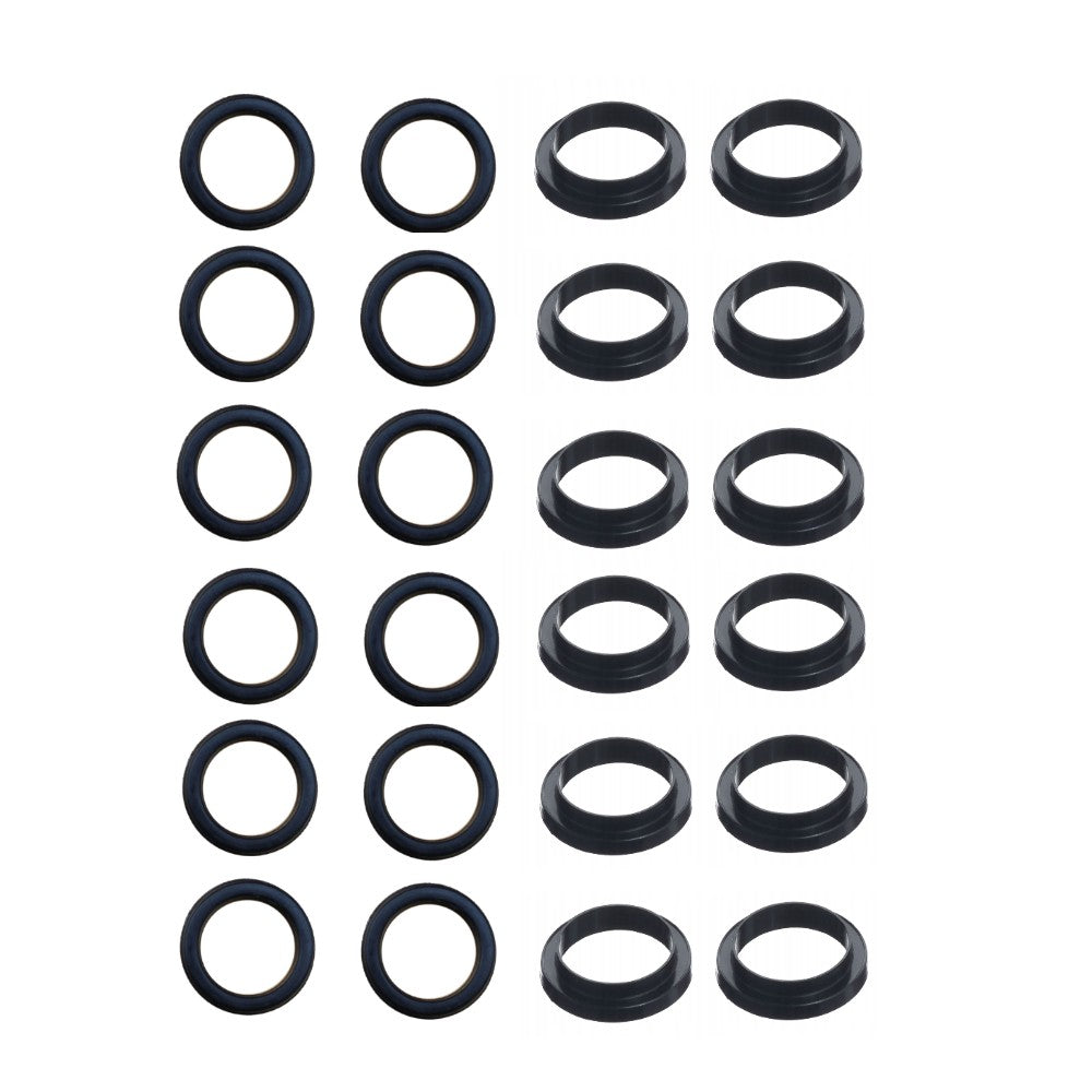 25/221208 (12) Wiper Seals and (12) Control Valve Spool Seals
 Fits JCB