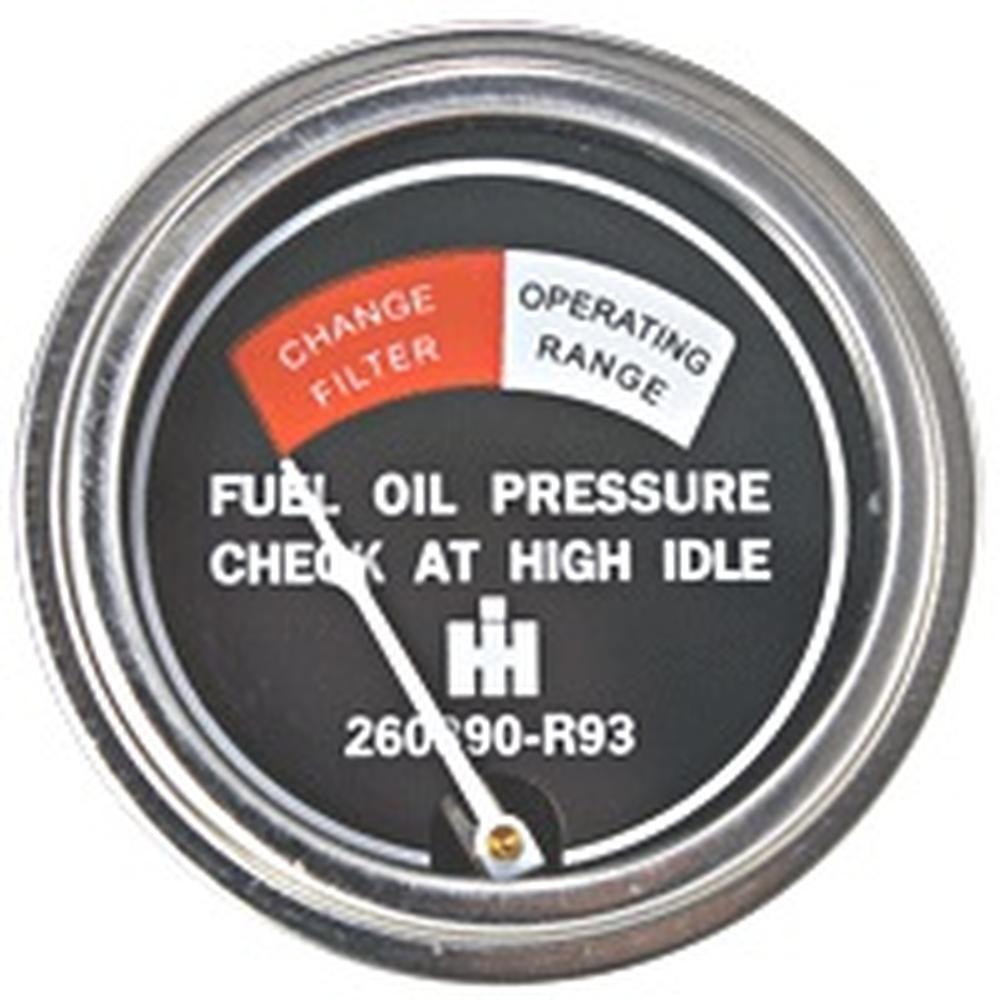 Diesel Fuel Pressure Gauge Fits IH Fits FARMALL 400 450 600 MD Super MD