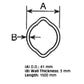 278820 W087637 New Hay Tedder Outer Profile Tube Fits Ford New Holland 156