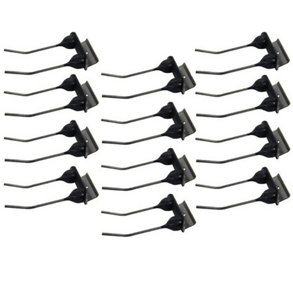 Qty 12: 2 Prong Rubber Mounted Tooth Fits Vermeer Replaces 1059176M1