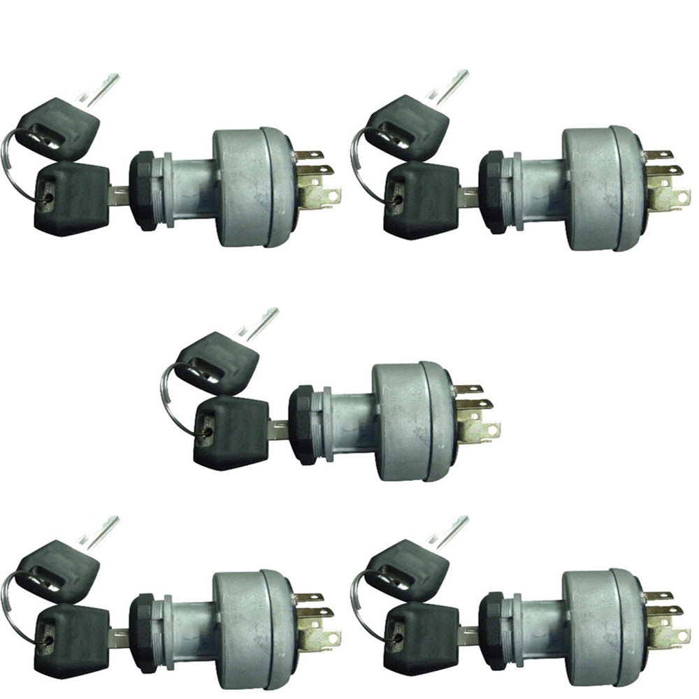Qty 5: Ignition Switch w/ 2 Keys Fits McCormick Replaces 3688342M92
