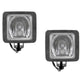 2 Pack 12 Volt Halogen Flood Lamps for Backhoe Loader 4" x 4.5" 55 Watt Bulb