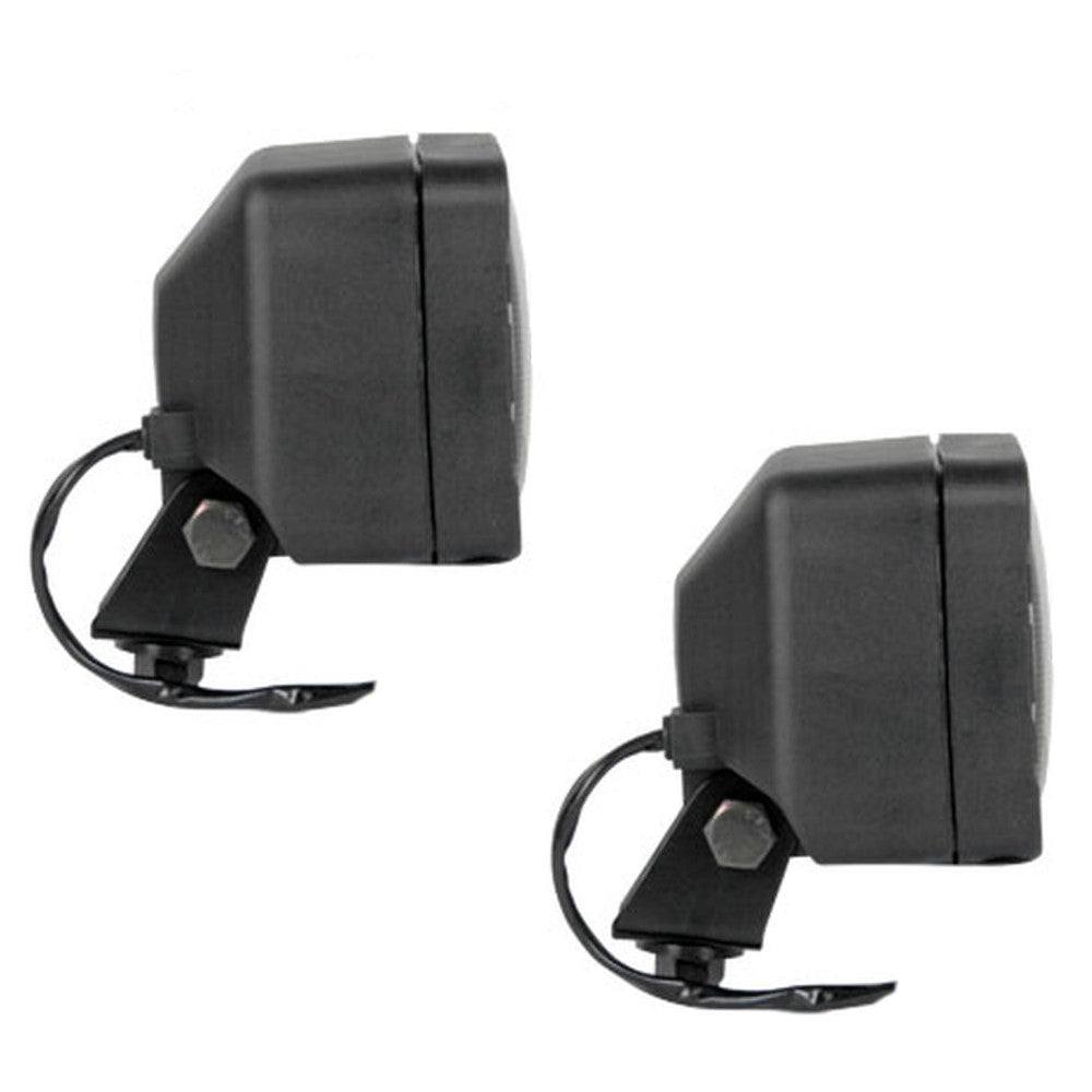 2 Pack 12 Volt Halogen Flood Lamps for Backhoe Loader 4" x 4.5" 55 Watt Bulb