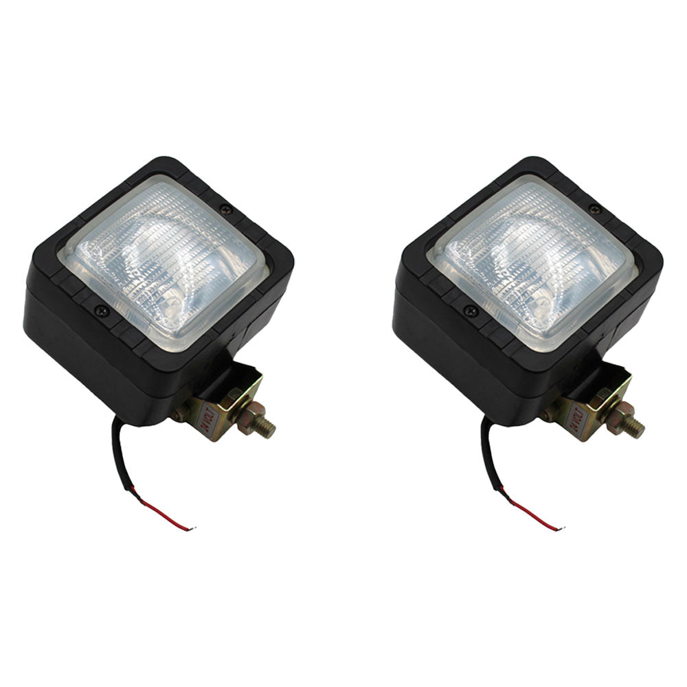 (2) Flood Lamps 28A750 12 Volt Fits John Deere Tractors