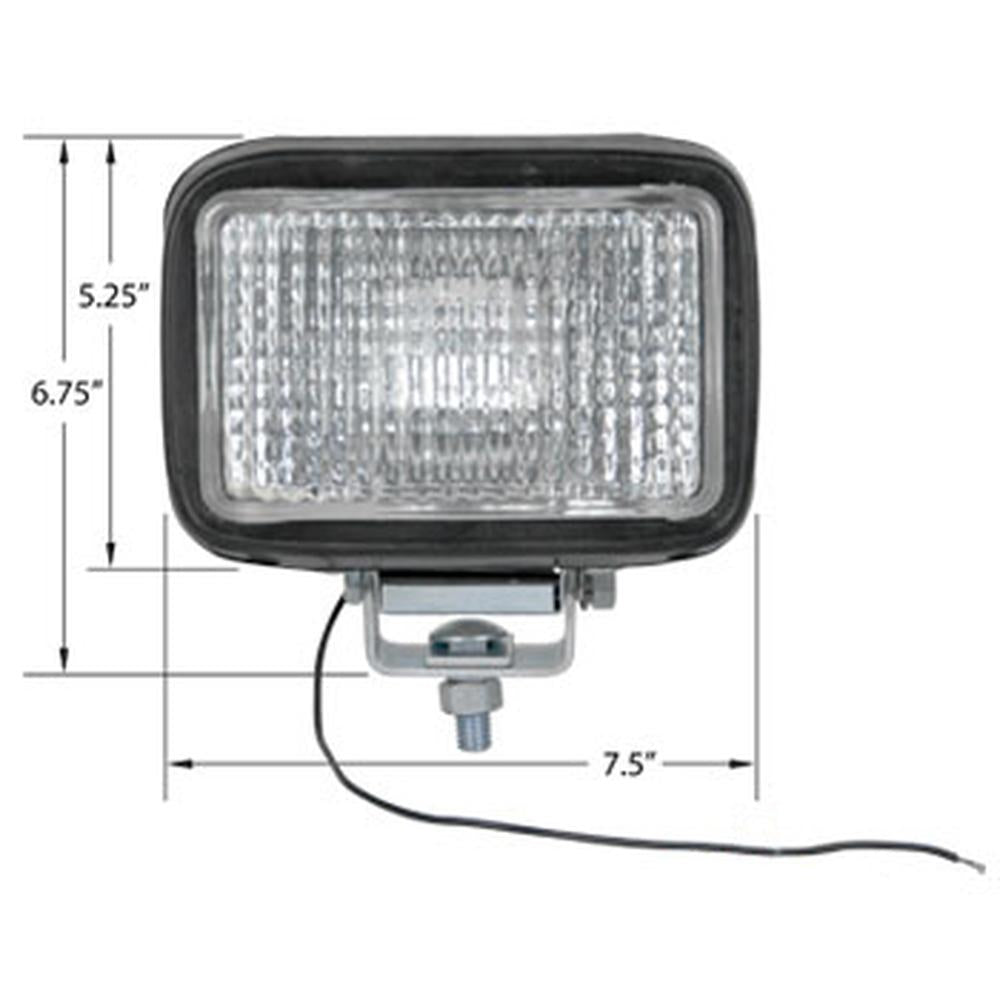 28A930 New Halogen Flood Light Work Lamp Fits New Holland Fits Deutz Fits White Fits Manitou Fits JCB