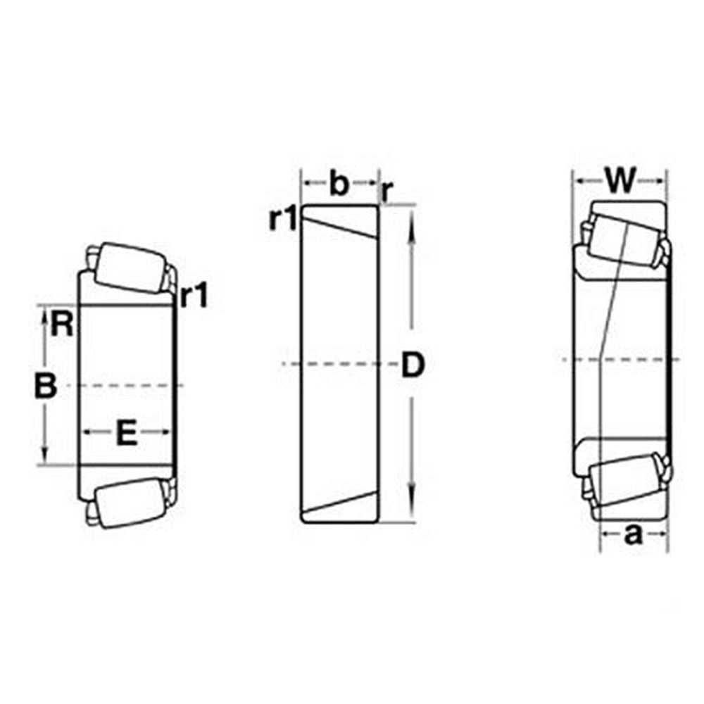Tapered Roller Bearing Cone Fits Caterpillar Replaces 5P9531