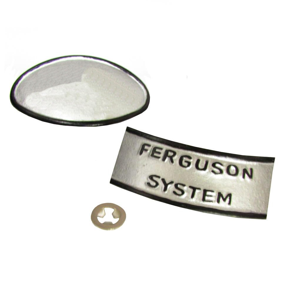 Fits Ford 9N 2N TRACTOR HOOD EMBLEM SET Fits Ferguson SYSTEM (2 piece) 2N16600
