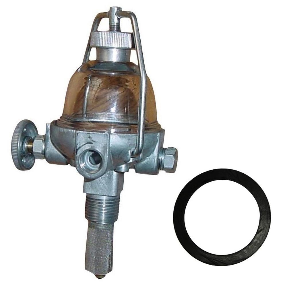 180141M91 Sediment Bowl Assembly with Cork Gasket Fits Massey Harris 50