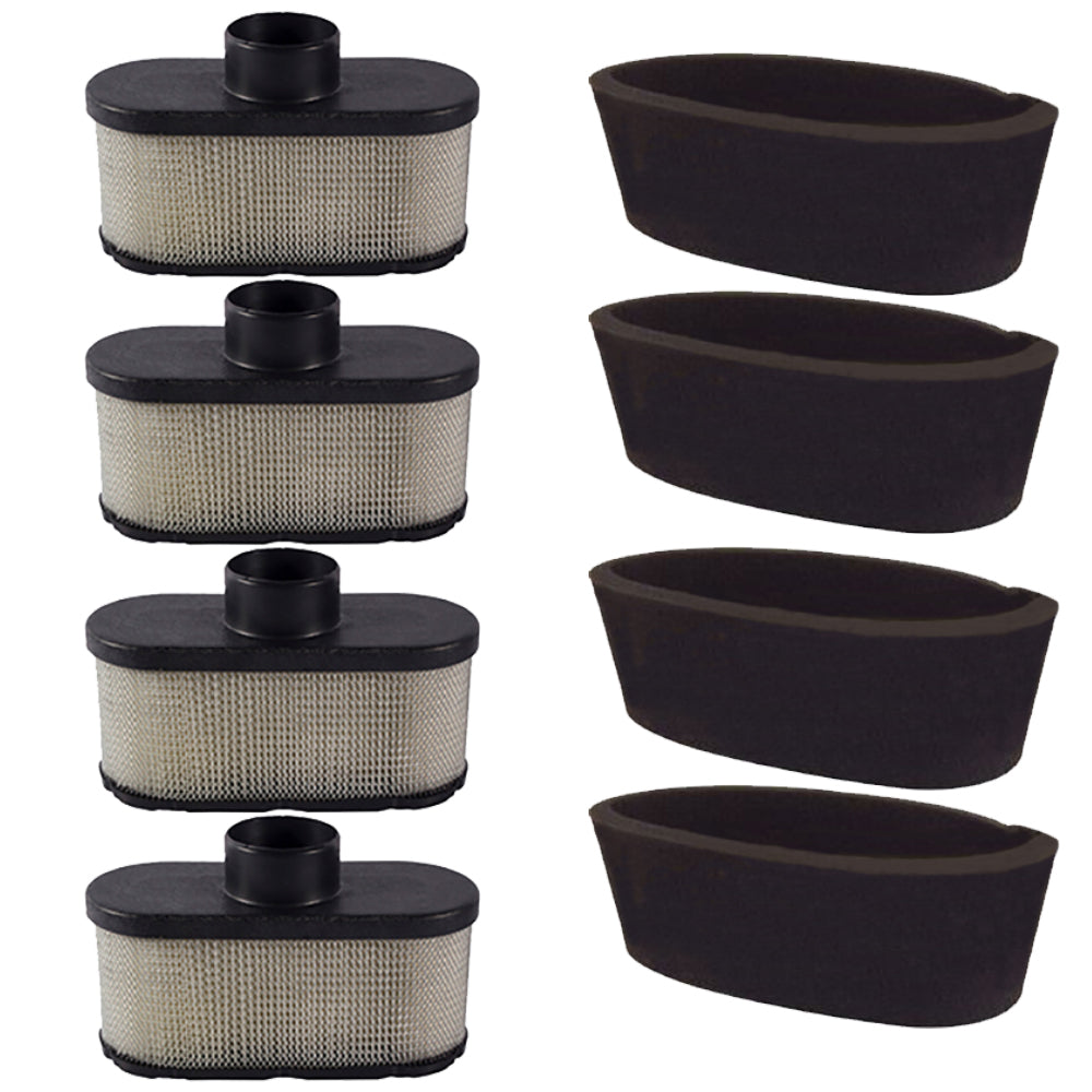 4PK Air & Pre Filter Kit Fits Kawasaki 110137049 11013-7049 11013-7046 110137046