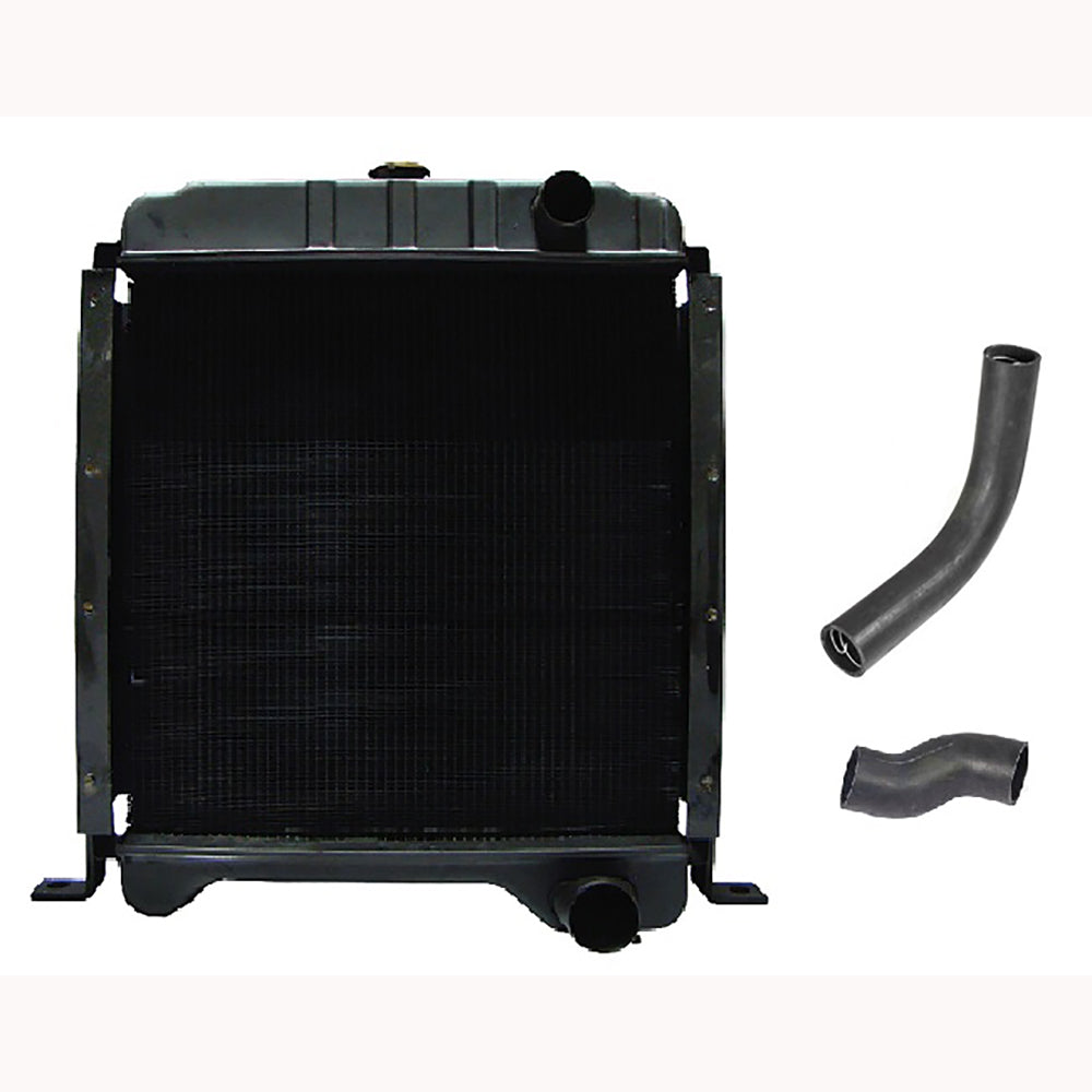 Replacement Radiator 301877A1 & Hose Set D124951 D124950 Fits Case 1840 1845C