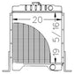 Radiator Fits Case/International Harvester Replaces 1347609C1