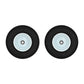 13x6.50-6 Flat Free Wheel with Bearings for Zero Turn Mowers Utility Carts