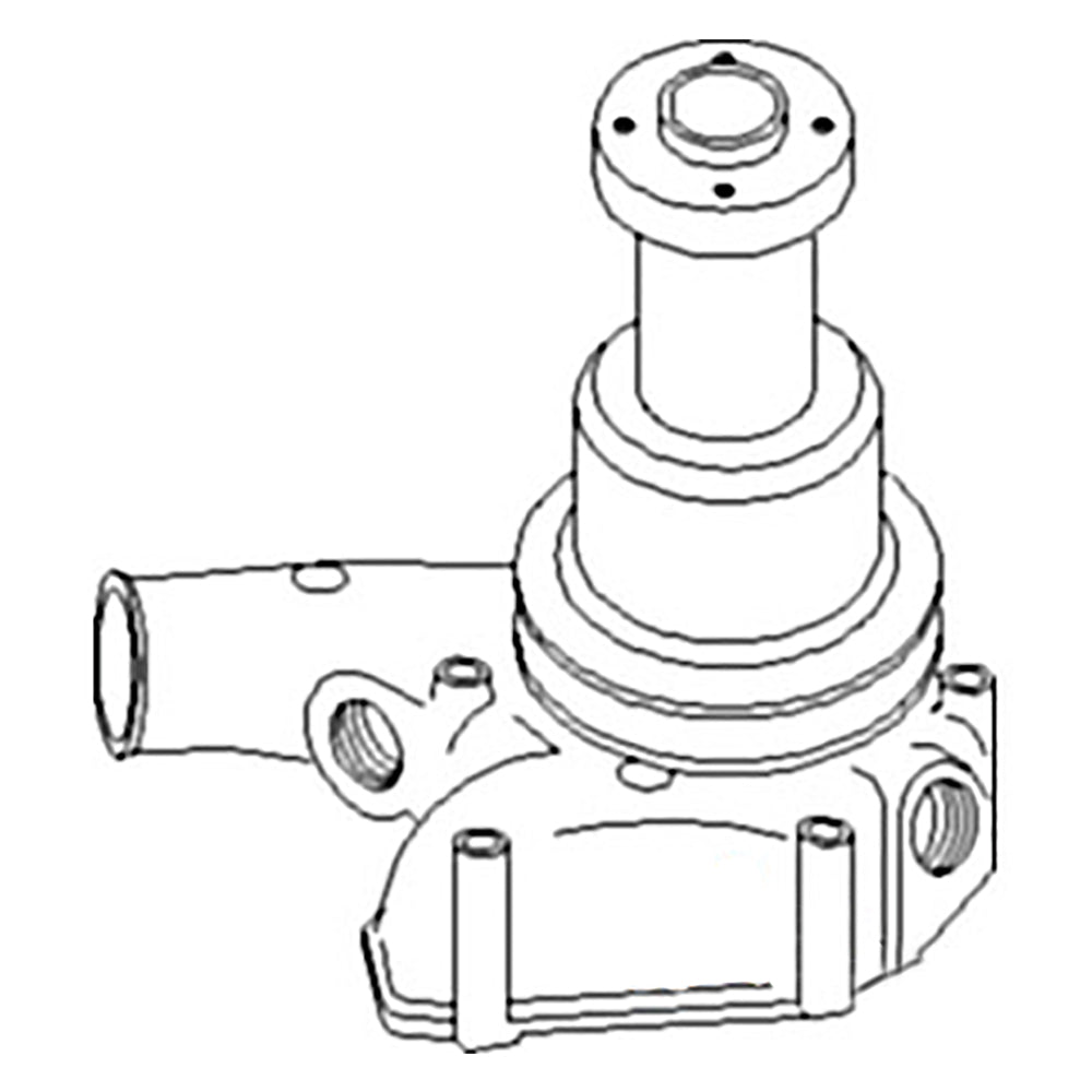 Water Pump w/ Pulley Fits Minneapolis Moline Mpl Oliver Universal Products White
