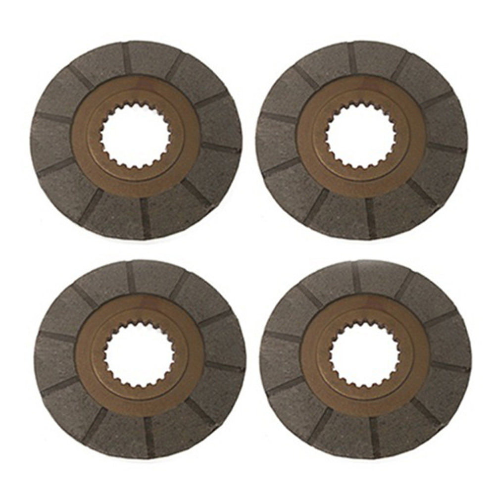 70277353 Set of 4 BRAKE DISCS for OLIVER 2-44 550 White 26 Spline