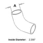 3039214M1 Fits Massey Ferguson Tractor Upper Radiator Hose 2775 2805 1.625"
