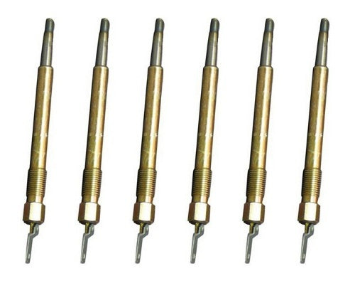 6 GLOW PLUGS Fits International INDUSTRIAL 2504 2656 2706 3514 3616 TD-340