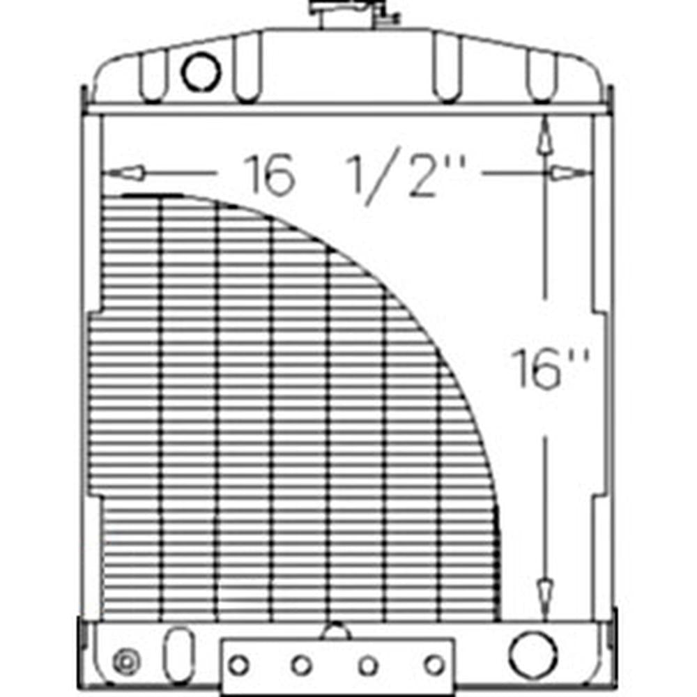 Radiator Fits International B275 B414 276 434 3107750R91 3041405R91 3044008R94
