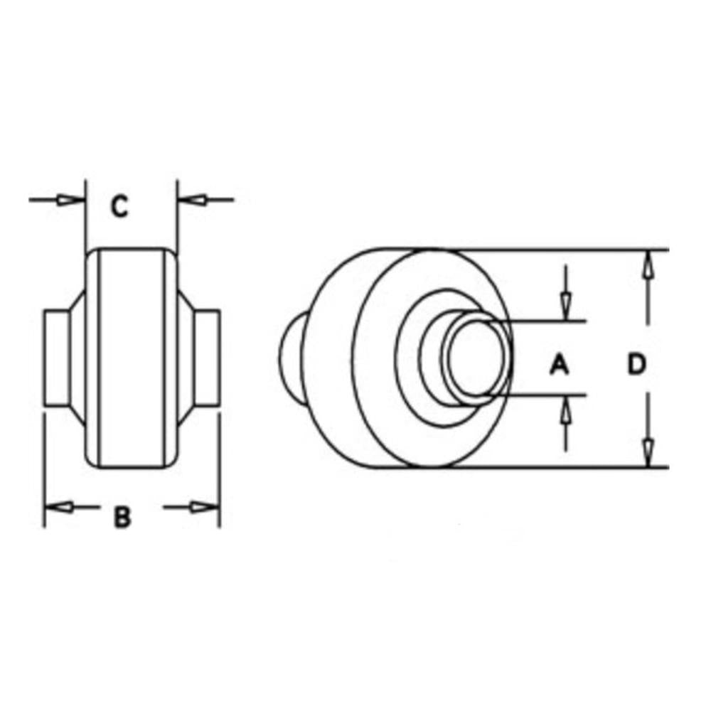Top Link Ball Socket Fits Universal Products Replaces 49G14