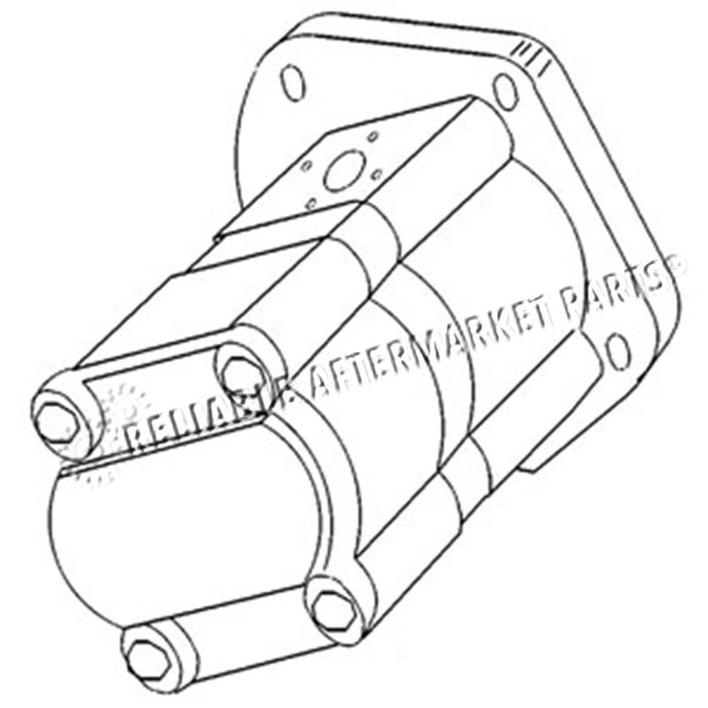 Hydraulic Pump - Dual - Dynamatic Fits International 434 354 B414 384 444 364