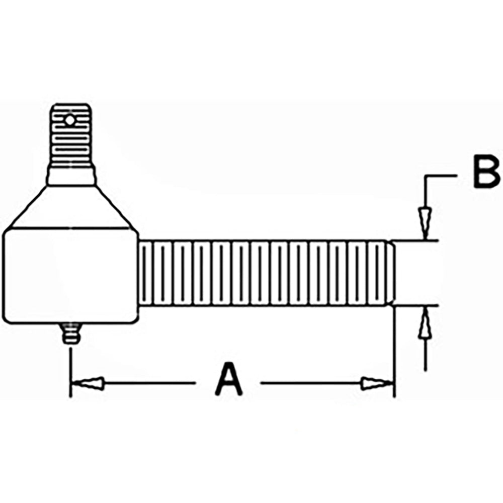 309591 Front Drag Link End Fits Ford New Holland 600 800