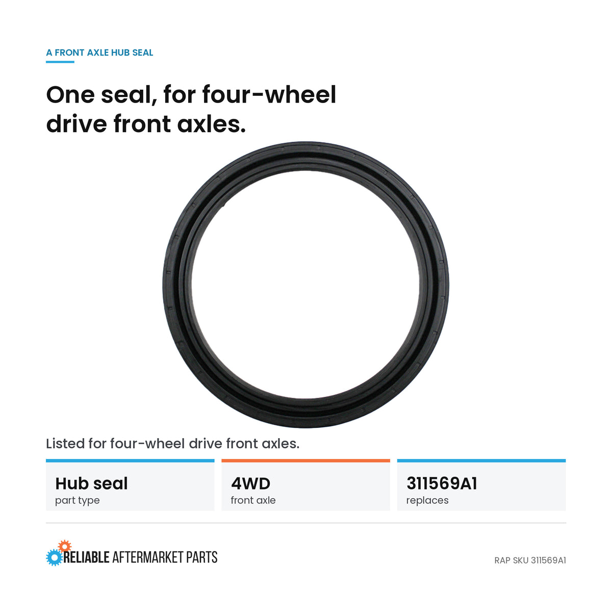 311569A1 Oil Seal Ring Fits Case Backhoe