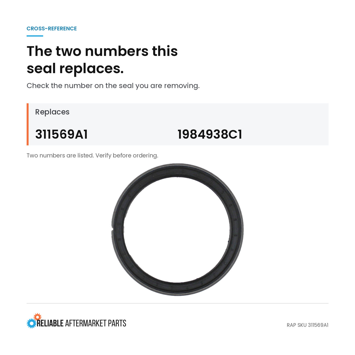 1984938C1 Seal, Oil Fits Case