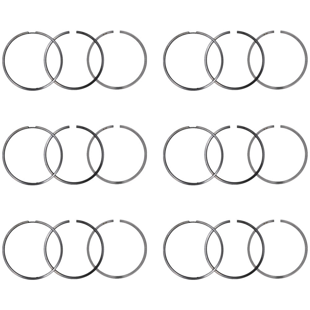 Qty 6: Standard Ring Sets Fits Case/International Harvester Replaces 3139594R91