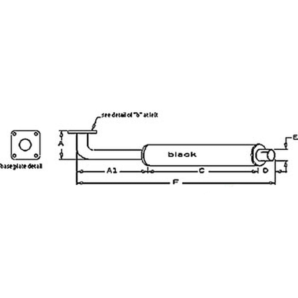 Muffler Fits Ford/New Holland Replaces 314100521