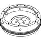 3144614R95 New Flywheel Fits Case-IH Tractor Models 454 484 485 495 3220