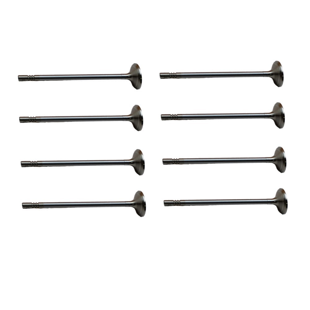 Qty 8: Exhaust Valves 132mm Fits JCB Engines 320/03616 320/03698 320/03521