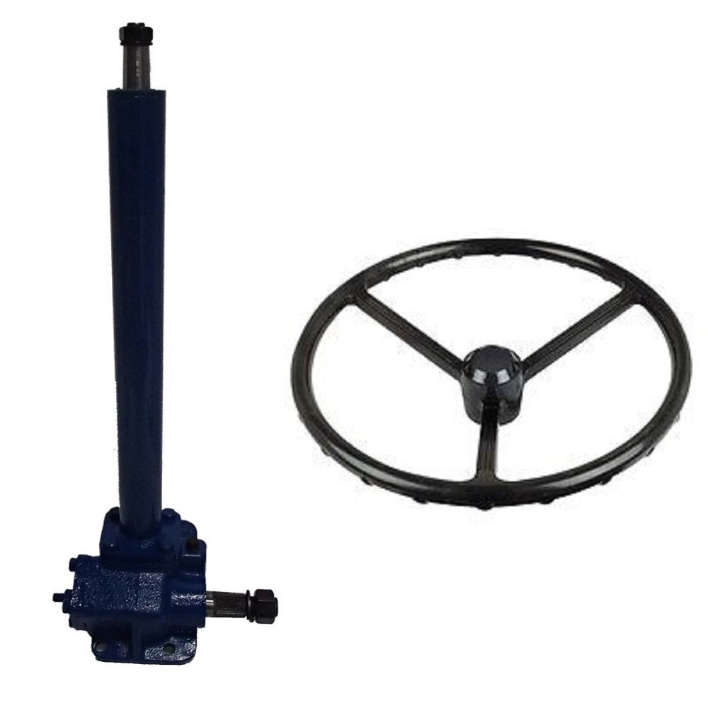 Steering Box Assembly with Wheel & Cap Fits Kubota Replaces 32150-16800 ...