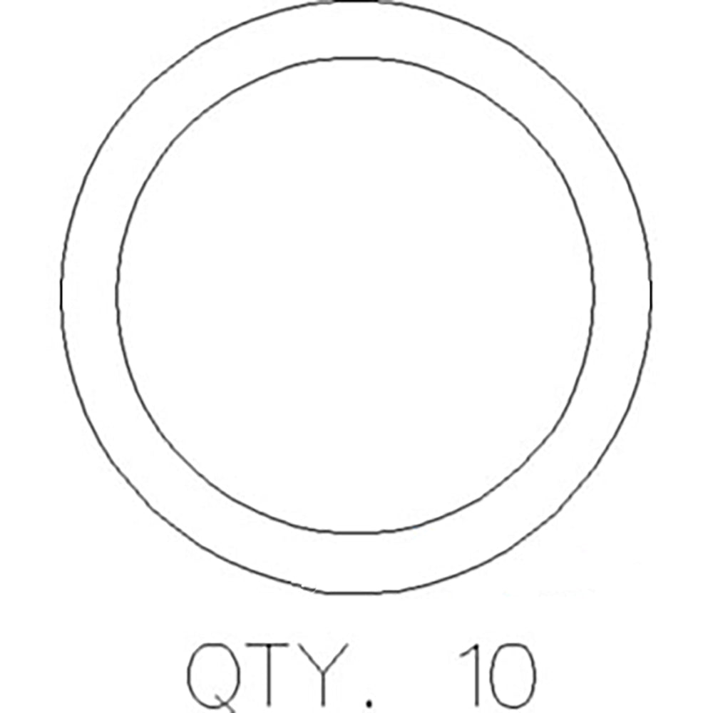 O-Rings (Pack of 10) Fits John Deere Models 118N 32240 440-481 440-975 T57247