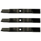 (3) Mulching Mower Blades Fits John Deere 60" Garden Tractor 445 X585 X700 X749