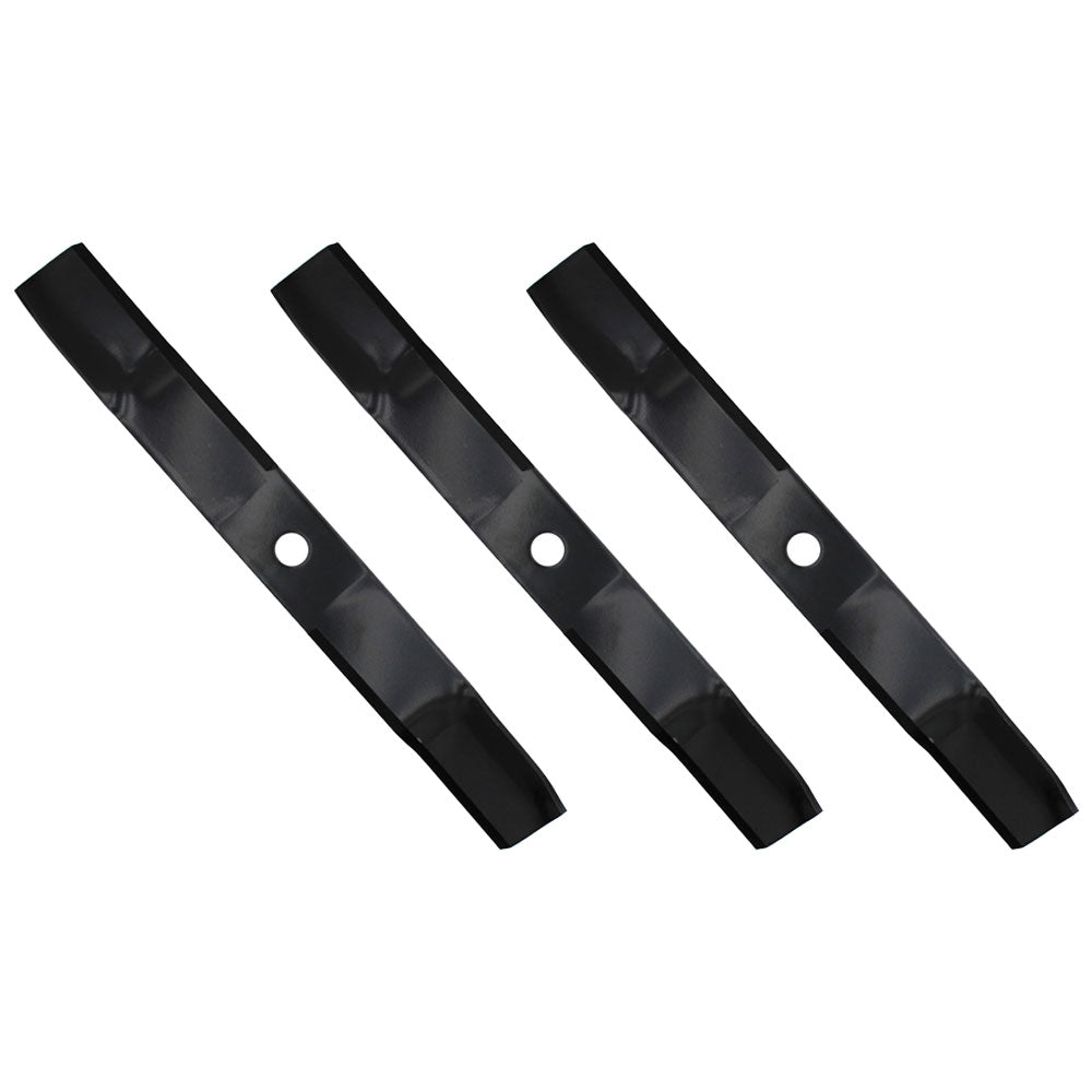 (3) Mulching Mower Blades Fits John Deere 60" Front Mower 1420 1445 1570 1580 1585