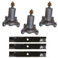 Blades and Spindles Kit
 Fits Husqvarna Replaces 192870