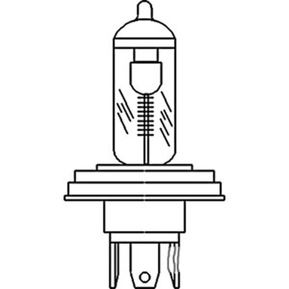 One New Head Lamp (H.4) 3405186M1 Fits Massey Ferguson 240 265S 285S 290 298 461